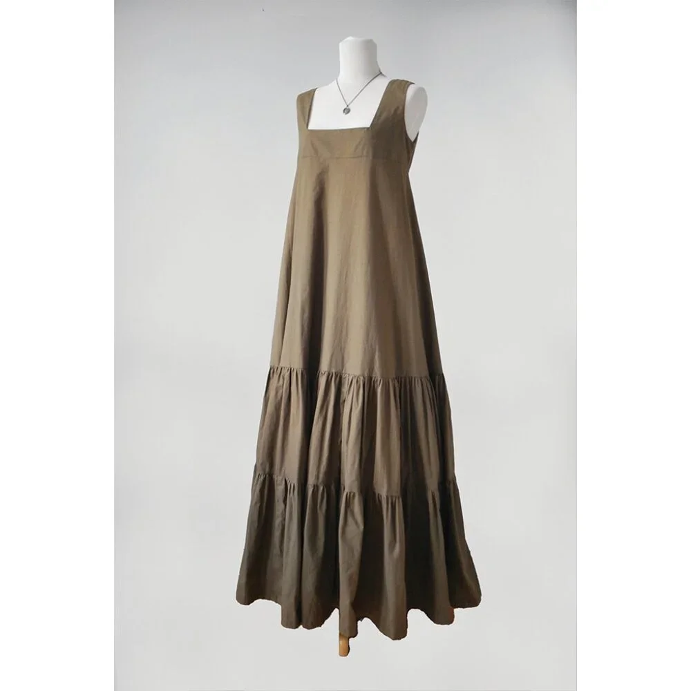 Chocolate Brown Laura Ashley Dress - Picture 3 of 10